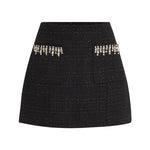 CINQ Á SEPT RANDI DECO BORDER TWEED MINI SKIRT (9904926589233)