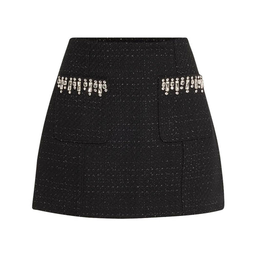 CINQ Á SEPT RANDI DECO BORDER TWEED MINI SKIRT (9904926589233)