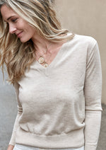 CORE V NECK SWEATER (6595427991623)